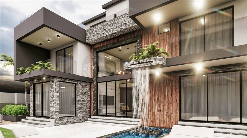 Villa mit 6+1 Grundriss in der Wohngegend Ermenek - Antalya