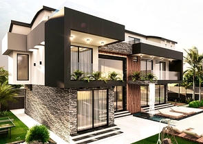 Villa mit 6+1 Grundriss in der Wohngegend Ermenek - Antalya