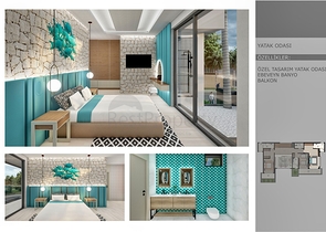 Villa mit 6+1 Grundriss in der Wohngegend Ermenek - Antalya