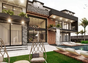 Villa mit 6+1 Grundriss in der Wohngegend Ermenek - Antalya