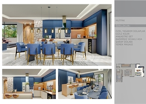 Villa mit 6+1 Grundriss in der Wohngegend Ermenek - Antalya