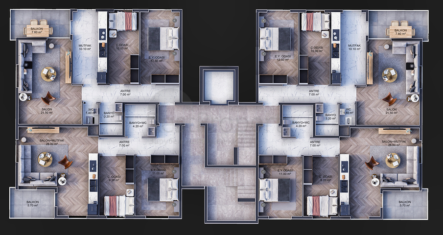 Investitionsprojekt im Bezirk Kepez - Antalya 