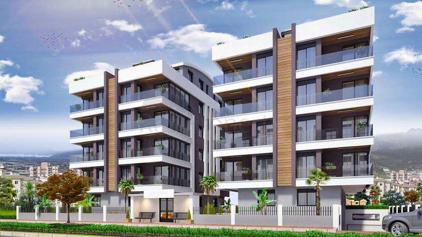 Wohnanlage im Zentrum von Antalya, in der Nähe des Meeres 