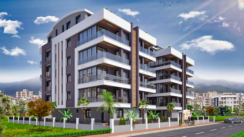 Wohnanlage im Zentrum von Antalya, in der Nähe des Meeres 