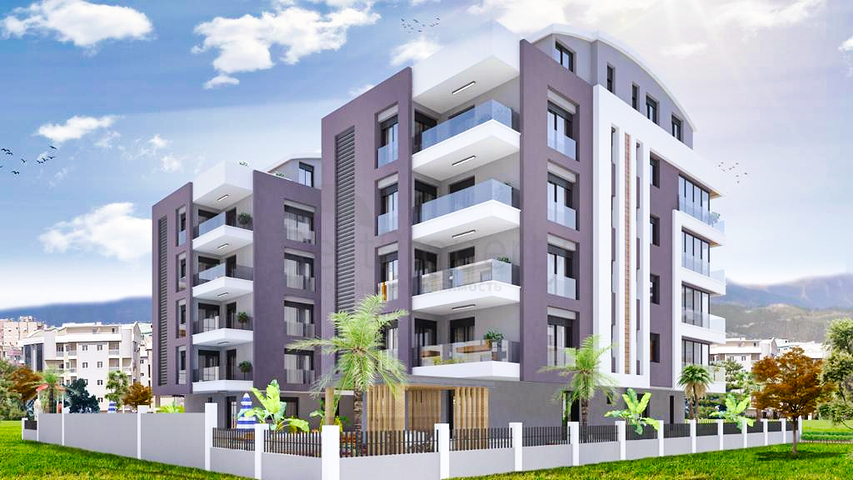 Wohnanlage im Zentrum von Antalya, in der Nähe des Meeres 