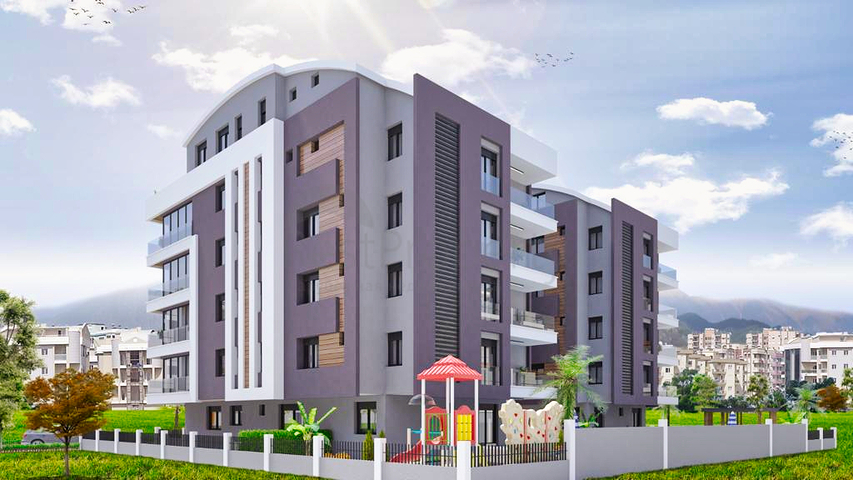 Wohnanlage im Zentrum von Antalya, in der Nähe des Meeres 