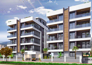 Wohnanlage im Zentrum von Antalya, in der Nähe des Meeres 