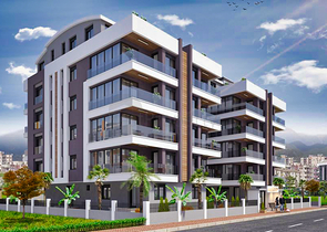 Wohnanlage im Zentrum von Antalya, in der Nähe des Meeres 