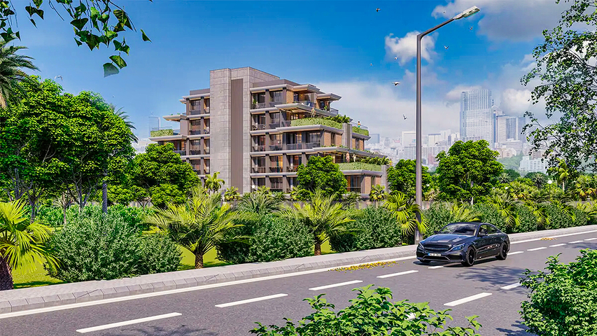 Apartments mit 1+1 Grundriss in Altyntas - Antalya 