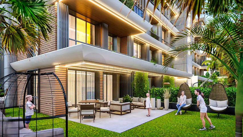 Apartments mit 1+1 Grundriss in Altyntas - Antalya 