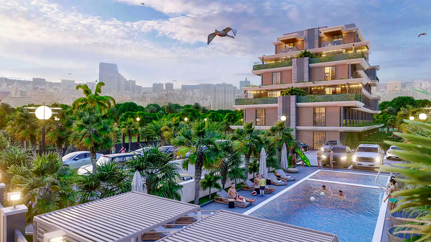 Apartments mit 1+1 Grundriss in Altyntas - Antalya 