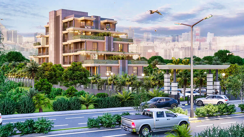 Apartments mit 1+1 Grundriss in Altyntas - Antalya 