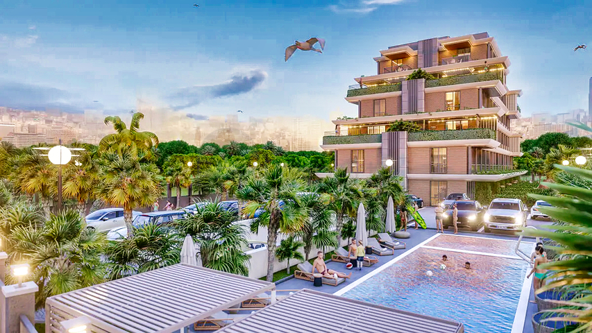 Apartments mit 1+1 Grundriss in Altyntas - Antalya 