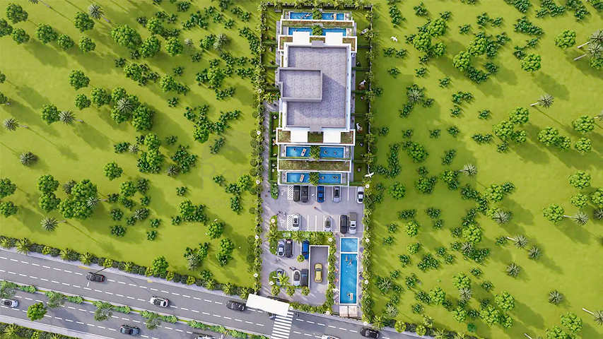 Apartments mit 1+1 Grundriss in Altyntas - Antalya 