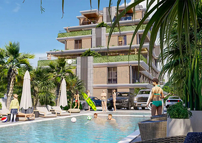 Apartments mit 1+1 Grundriss in Altyntas - Antalya 