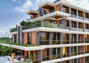 Apartments mit 1+1 Grundriss in Altyntas - Antalya 
