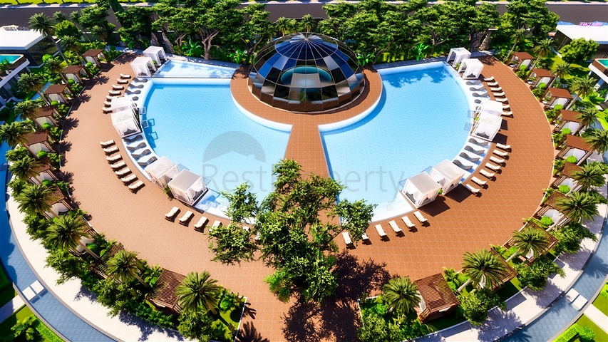 Apartments mit 1+1 Grundriss in Altyntas - Antalya