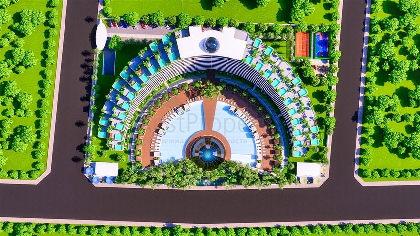 Apartments mit 1+1 Grundriss in Altyntas - Antalya