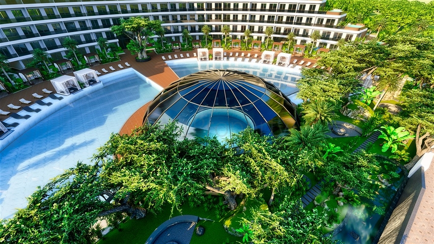 Apartments mit 1+1 Grundriss in Altyntas - Antalya