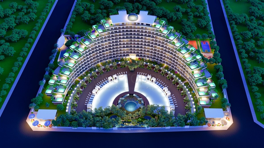 Apartments mit 1+1 Grundriss in Altyntas - Antalya