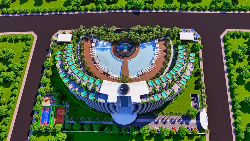 Apartments mit 1+1 Grundriss in Altyntas - Antalya