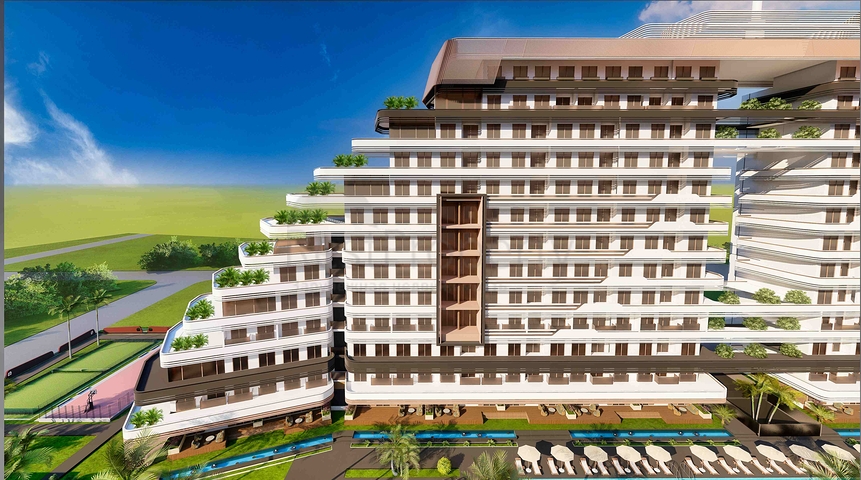 1+1 Wohnung in Altyntasch - Antalya