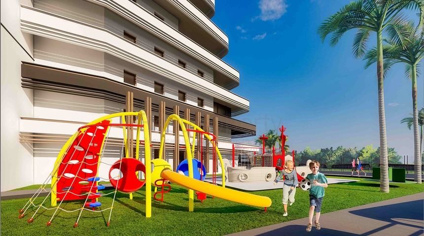 1+1 Wohnung in Altyntasch - Antalya