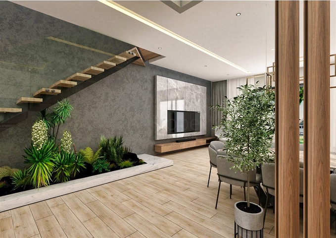 4+1-Villa im Stadtteil Ermenek - Antalya