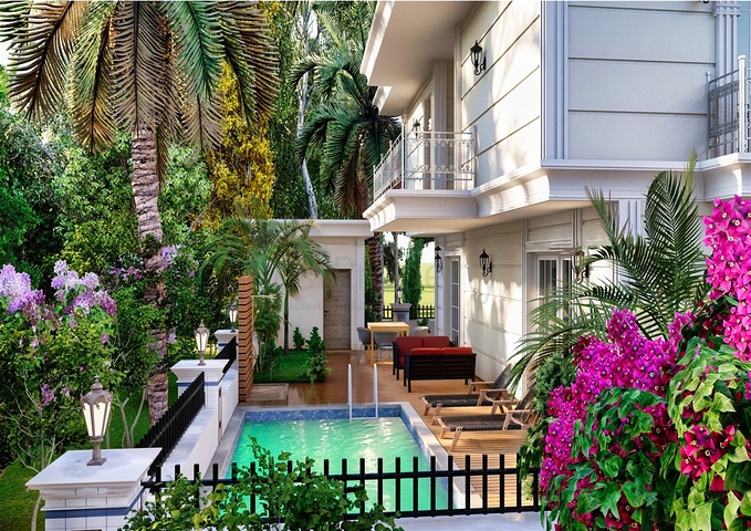 5+1-Villa im Stadtteil Ermenek - Antalya