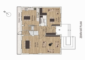 5+1-Villa im Stadtteil Ermenek - Antalya