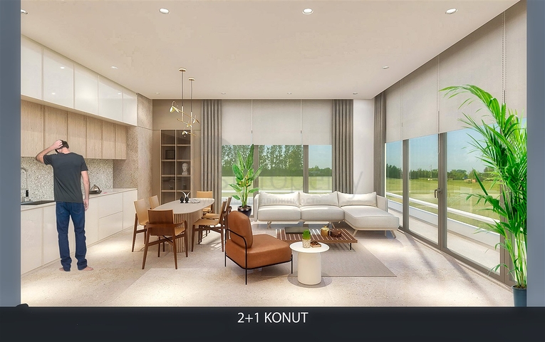 2+1 Wohnung im Stadtteil Altyntasch - Antalya