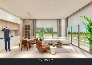 2+1 Wohnung im Stadtteil Altyntasch - Antalya