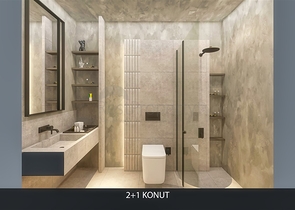 2+1 Wohnung im Stadtteil Altyntasch - Antalya