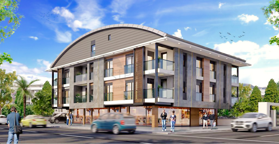 1+1 Wohnung in der Wohngegend Arapsuyu - Antalya 