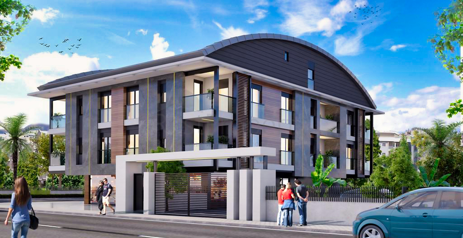 1+1 Wohnung in der Wohngegend Arapsuyu - Antalya 