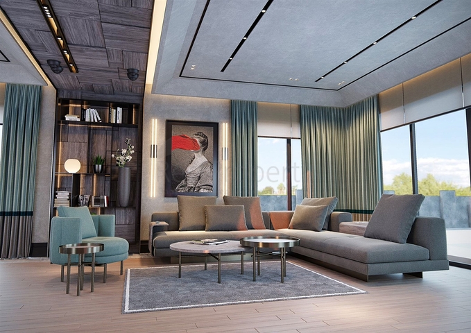 Villa mit 6+1 Grundriss in der Wohngegend Ermenek - Antalya