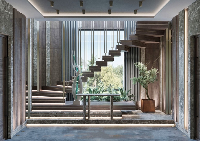 Villa mit 6+1 Grundriss in der Wohngegend Ermenek - Antalya