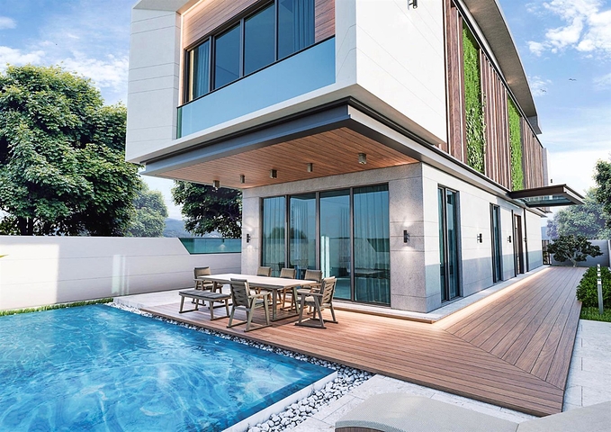 Villa mit 6+1 Grundriss in der Wohngegend Ermenek - Antalya