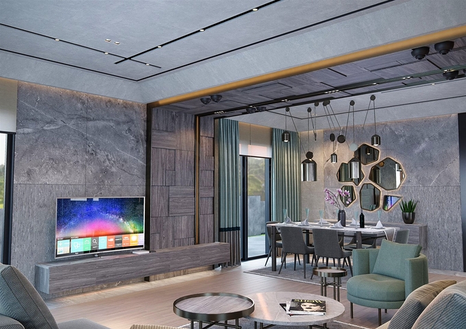 Villa mit 6+1 Grundriss in der Wohngegend Ermenek - Antalya