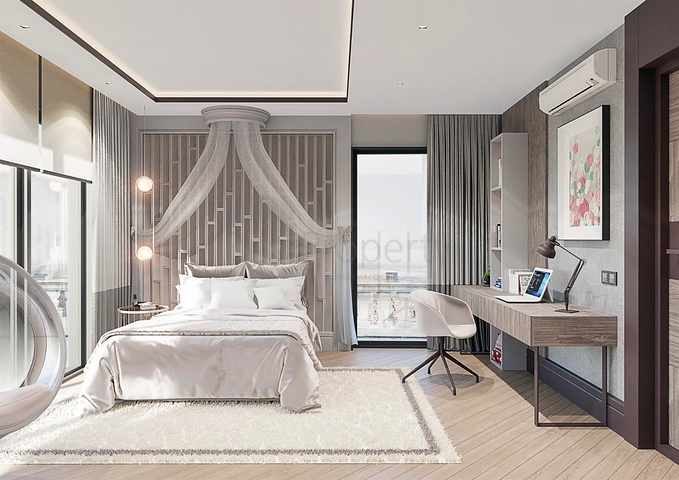 Villa mit 6+1 Grundriss in der Wohngegend Ermenek - Antalya