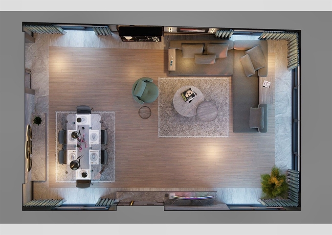 Villa mit 6+1 Grundriss in der Wohngegend Ermenek - Antalya