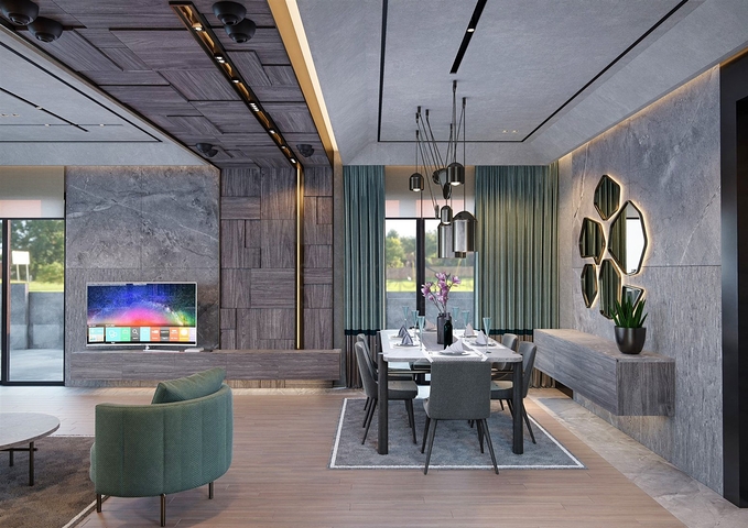 Villa mit 6+1 Grundriss in der Wohngegend Ermenek - Antalya