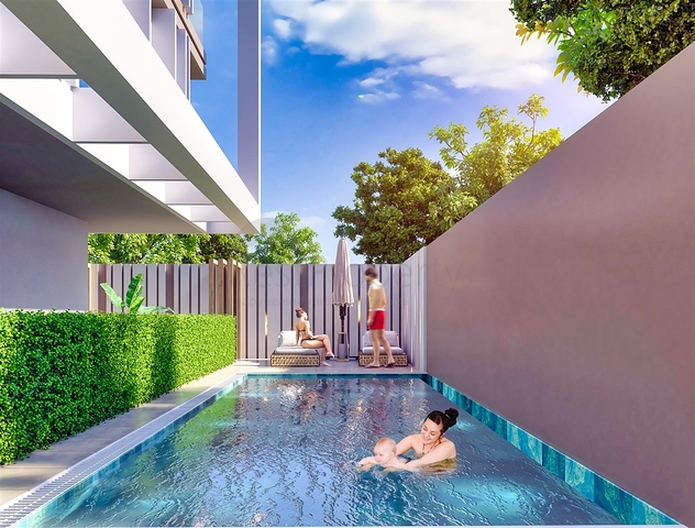 1+1 , 2+1 und 3+1 Wohnungen im Wohnbezirk Shirinyaly - Antalya 