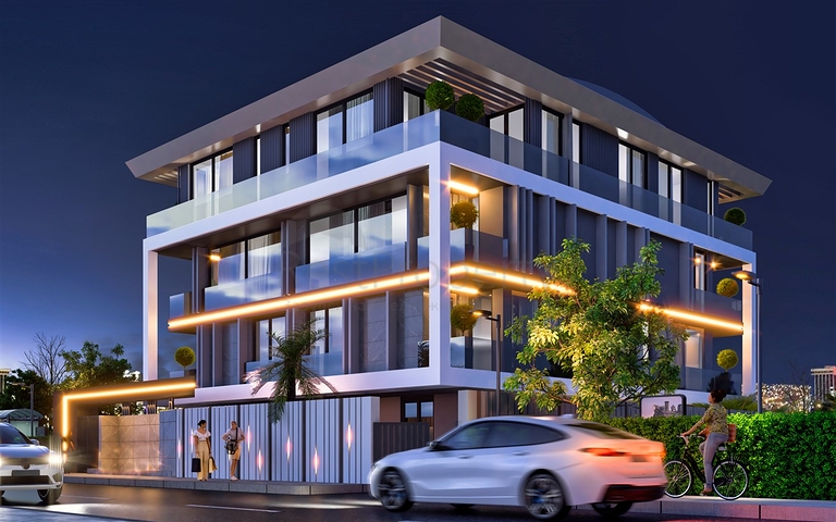 1+1 , 2+1 und 3+1 Wohnungen im Wohnbezirk Shirinyaly - Antalya 