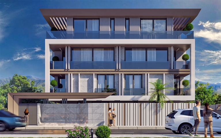 1+1 , 2+1 und 3+1 Wohnungen im Wohnbezirk Shirinyaly - Antalya 