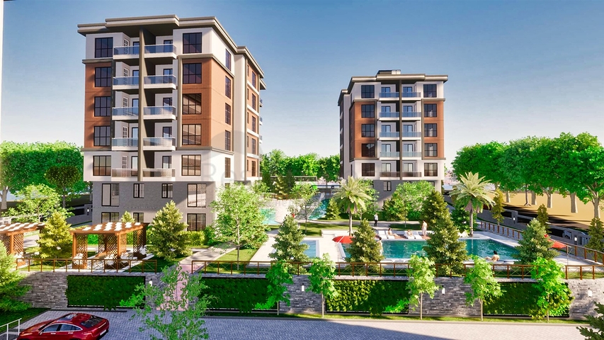 Apartment mit 1+1 Grundriss im Stadtteil Kepez - Antalya