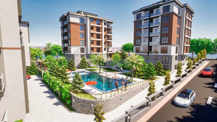 Apartment mit 1+1 Grundriss im Stadtteil Kepez - Antalya