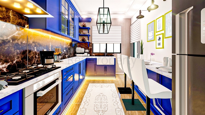 Apartment mit 1+1 Grundriss im Stadtteil Kepez - Antalya