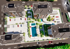 Apartment mit 1+1 Grundriss im Stadtteil Kepez - Antalya