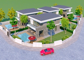 4+1-Villa in Kemer - Antalya